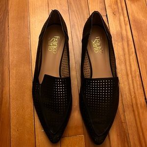 Franco sarto black flats US8